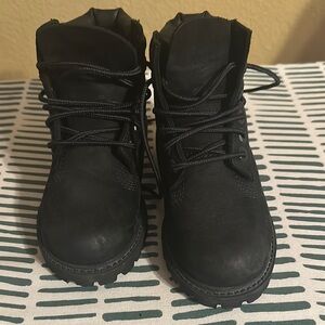 Timberland Kids Black Boots